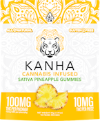 [KANHA] THC GUMMIES - 100MG - PINEAPPLE (S)