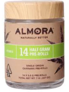 ALMORA - [ALMORA] 0.5G PREROLL 14 PACK - 7G - GUSH MINTZ (H)