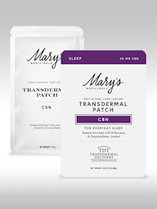 Mary's Medicinals - [Mary's Medicinals] Transdermal Patch - 20MG - Sleep (CBN)