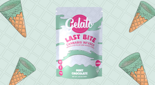 LAST BITE MINT CHOCOLATE FILLED CONES 10CT. ADULT-USE