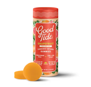 [GOOD TIDE] ROSIN GUMMY - 100MG - 1:1:1 - THC:CBD:CBC - GRAPEFRUIT (S)