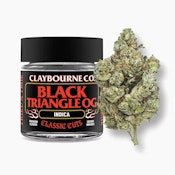 [CLAYBOURNE] FLOWER - 3.5G - BLACK TRIANGLE OG (I)