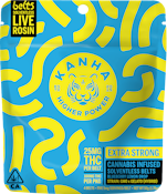 [KANHA] LIVE ROSIN BELTS - 100MG -  BLUEBERRY LEMON DROP (H)