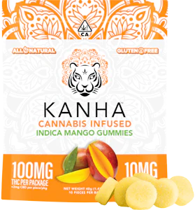 KANHA - [KANHA] THC GUMMIES - 100MG - MANGO (I)