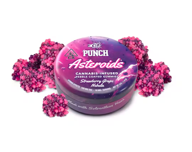 PUNCH EDIBLES & EXTRACTS - [PUNCH] SOLVENTLESS ASTEROIDS - 100MG - STRAWBERRY GRAPE NEBULA (H)