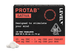 [LEVEL] PROTAB 10 PACK - 250MG - SATIVA