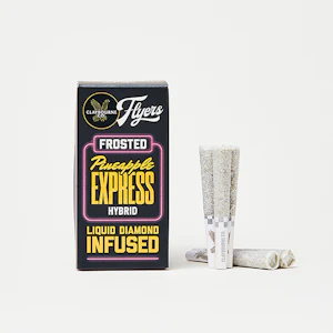 CLAYBOURNE CO. - [Claybourne] Frosted Flyers Pre-roll 5 Pack - 2.5g - Pineapple Express (H)