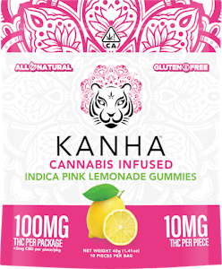 [KANHA] - [KANHA] THC GUMMIES - 100MG - PINK LEMONADE (I)