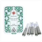 [NASHA] INFUSED PREROLL 5 PACK - 2.5G - NIGERIAN HAZE X  NIGERIAN HAZE (S)