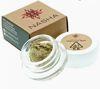 NASHA - [NASHA] GREEN UNPRESSED HASH - 1.2G - KUSH CRASHER (I)