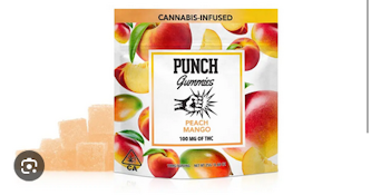 [PUNCH] THC GUMMY - 100MG - PEACH MANGO (H)
