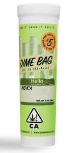 DIME BAG - [Dime Bag] Pre-roll 5 Pack - 2.5g - Gelato Kush