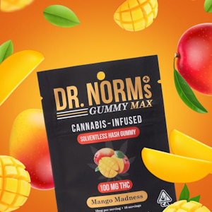 DR. NORM’S - [DR. NORM’S] THC GUMMY - 100MG - MANGO MADNESS (H)