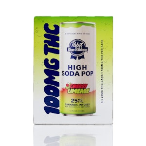 PABST - [Pabst] Soda 4 Pack - 100mg - Cherry Limeade (H)