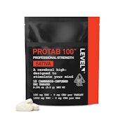 SATIVA 100MG THC PROTAB PROFESSIONAL STRENGTH