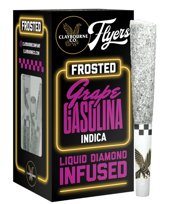 Claybourne Co. - [Claybourne] Frosted Flyers 5 Pack Pre-roll - 2.5g - Grape Gasolina (I) Main Image