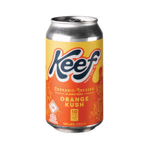 KEEF - [KEEF] THC SODA - 10MG - ORANGE KUSH CLASSIC (H)