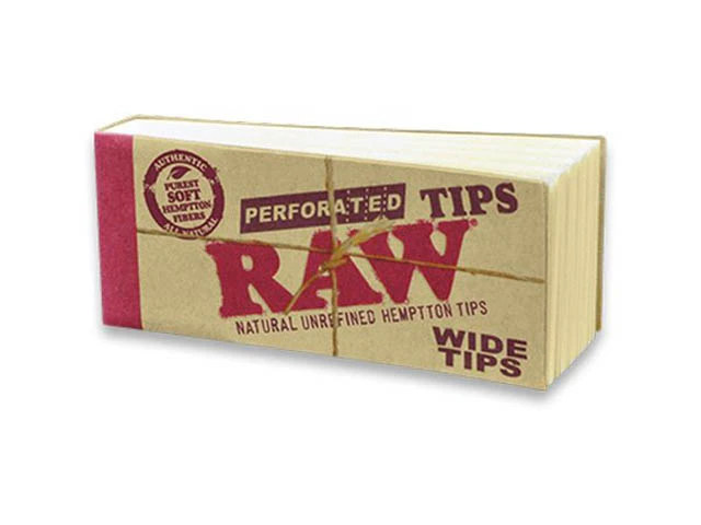 Raw - Raw | Perforated Wide Tips | 50pk Main Image
