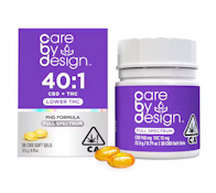 [CARE BY DESIGN] CBD SOFT GELS - 40:1 - 30CT