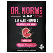 [DR NORMS] SINGLE THC GUMMY - 100MG - WICKED WATERMELON (I)