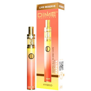 DIME INDUSTRIES - Papaya 1000mg All in One Vape Device Live Reserve