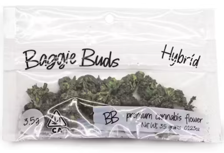 BAGGIE BUDS - [BAGGIE BUDS] FLOWER - 3.5G - SUNSET COOKIES (H)