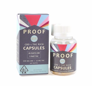 PROOF - Proof | High CBD 20:1 | Capsules | 30ct