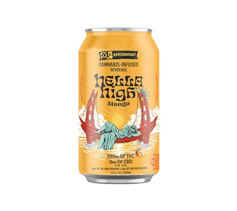 21st Amendment - 21st Amendment | Hella High Mango Beverage | 100mg