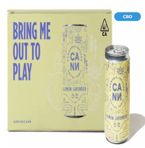 Cann - [CANN] CBD SELTZER 6 PACK - 12MG - LEMON LAVENDER 2:1