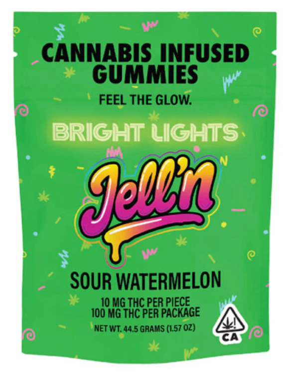 Bright Lights - Bright Lights Jell'n Gummies Sour Watermelon Main Image