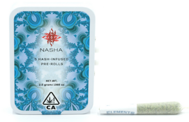 [NASHA] INFUSED PREROLL 5PK - 2.5G - OG X SKUNK 1 X GRAPE PIE (I)