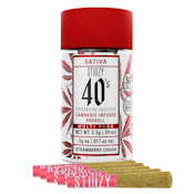 [STIIIZY] 40'S INFUSED PREROLL 5PK - 2.5G - STRAWBERRY COUGH (S)