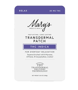 MARY'S MEDICINALS - Mary's Medicinals | Relax | Transdermal Patch