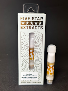 FIVE STAR EXTRACTS BY: TRUE NORTH COLLECTIVE - SFV OG NUG RUN SUGAR SAUCE CERAMIC CART ADULT-USE