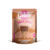 LAST BITE MILK CHOCOLATE CARAMEL FILLED CONES 10CT. ADULT-USE
