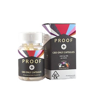 PROOF - CBD Only Capsules 30ct