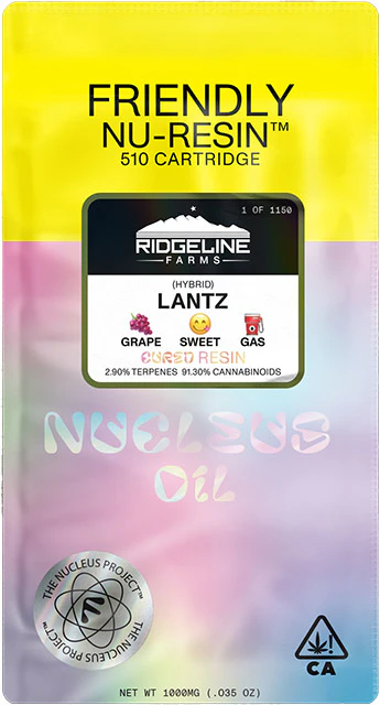 Friendly Brand - RIDGELINE FARM COLLAB LANTZ CURED RESIN CARTRIDGE Main Image