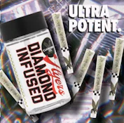 [Claybourne Co.] Diamond Infused Preroll 5 pack - 2.5g - Cobra Kush (I/H)