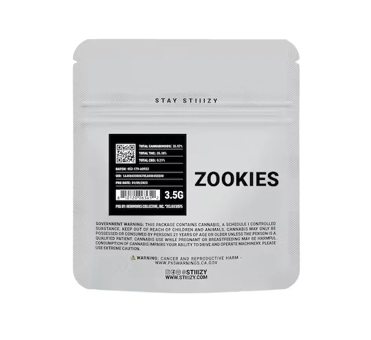 STIIIZY - [STIIIZY] WHITE LABEL FLOWER - 3.5G - ZOOKIES (H) Main Image