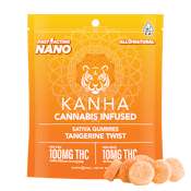 [KANHA] NANO GUMMIES - 100MG - TANGERINE TWIST (S)