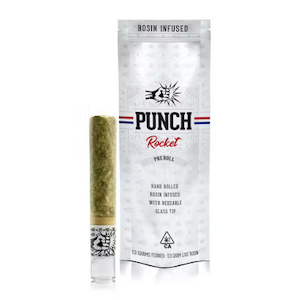 PUNCH EDIBLES & EXTRACTS - [PUNCH] INFUSED PREROLL SINGLE - 1.6G - Super Silver Haze x Ice Cream Cake Taffy (H)