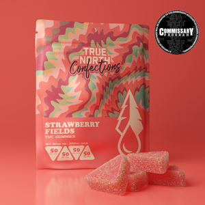TRUE NORTH COLLECTIVE - STRAWBERRY FIELDS 4X50MG VEGAN GUMMIES ADULT-USE