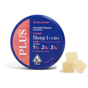 Plus - Lychee Sleep 1:2:3 Gummies