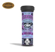 LIMITED RELEASE KIVA LOST FARM BLACK RASPBERRY CBN LIVE RESIN GUMMIES 100MG