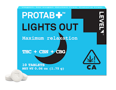 [LEVEL] PROTAB 10 PACK - THC:CBN:CBG - LIGHTS OUT