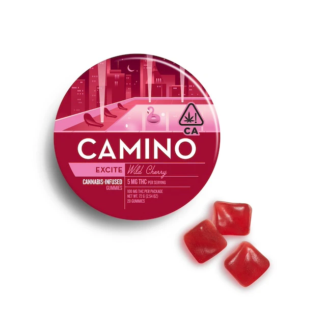 KIVA - WILD CHERRY CAMINO GUMMIES Main Image