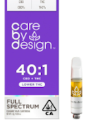 [CARE BY DESIGN] CBD:THC CARTRIDGE - 1G - 40:1