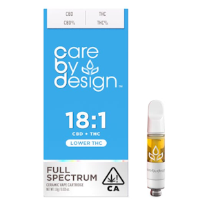 CARE BY DESIGN - [CARE BY DESIGN] CBD CARTRIDGE - 1G - 18:1
