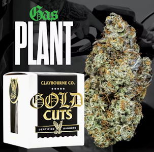 CLAYBOURNE CO. - [CLAYBOURNE] GOLD CUTS FLOWER - 3.5G - GAS PLANT (I)