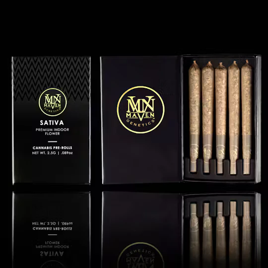 Marijuana Maven - [Maven] Pre-roll 5 Pack - 2.5g - Pineapple Biscotti (S) Main Image